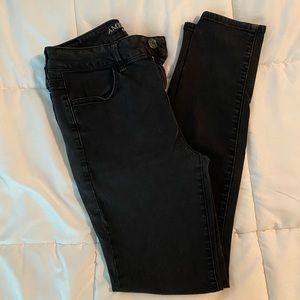 Black American eagle jeggings